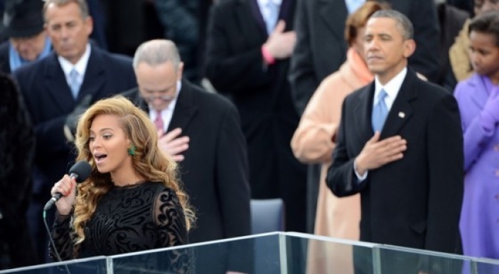 Beyonce questioned on lip sync at Obama inaugural