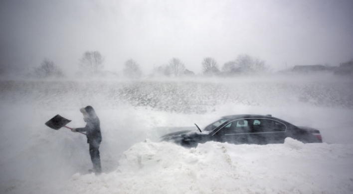 美 최악의 눈폭풍... 최소 6명 사망