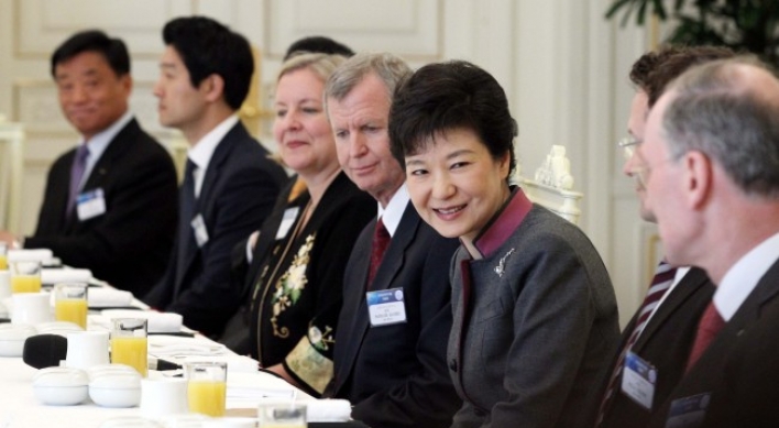 Park assures foreign investors South Korea safe for business