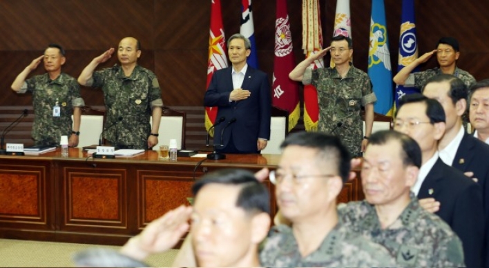 Military leaders vow firm deterrence against N. Korea