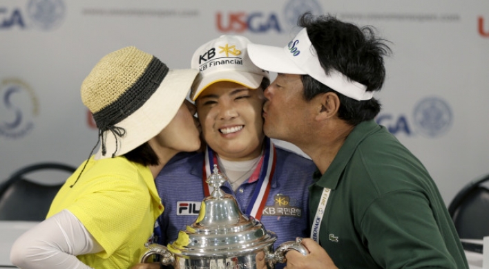 Park In-bee wins U.S. Women's Open for third straight LPGA major