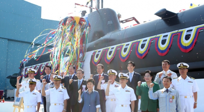 Park christens new multi-purpose submarine