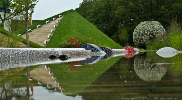 Korean mudflat-inspired garden finds permanent home in France