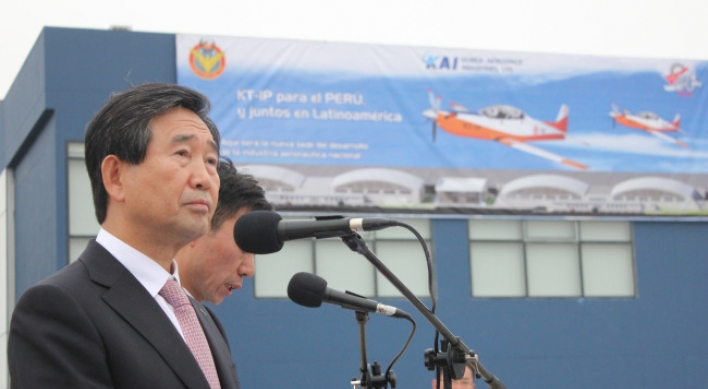 Korea dedicates KT-1 assembly plant in Lima