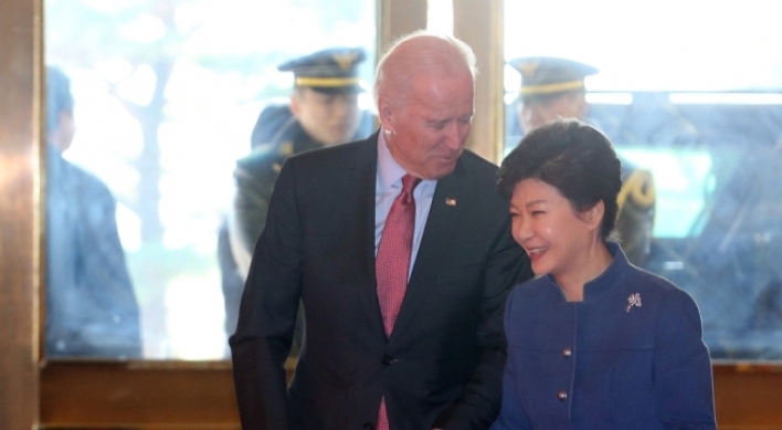 Biden reassures Korea of U.S. rebalance to Asia