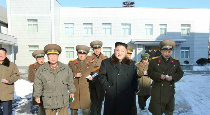 N.K. leader visits military institute after executing uncle