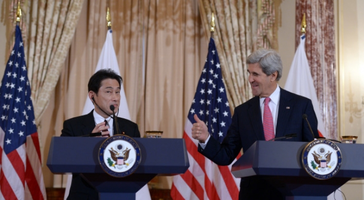 In U.S., Japan's FM says close ties with S. Korea crucial