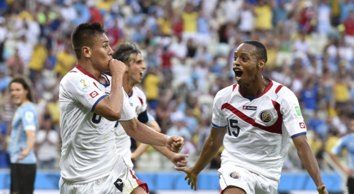 [World Cup] Costa Rica stuns Uruguay 3-1 at World Cup