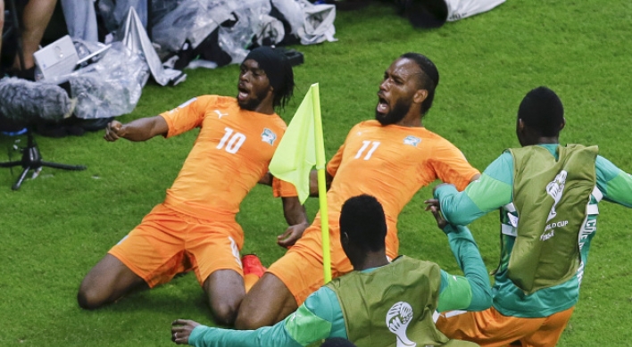 [World Cup] Ivory Coast double downs Japan