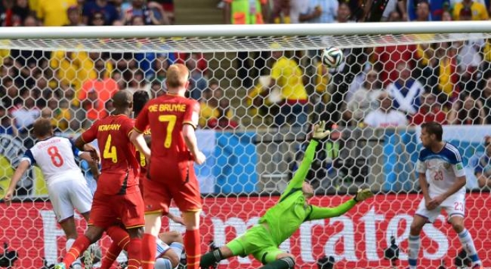 [World Cup] Belgium defeats Russia 1-0 to next round
