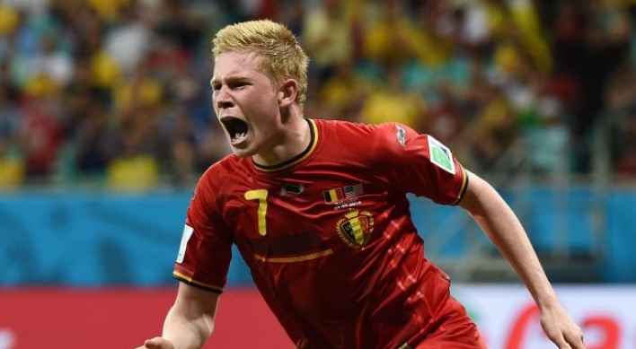 [World Cup] Belgium holds on to beat US 2-1 in extra time