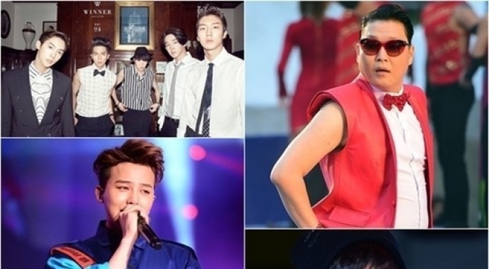 Winner draws support from YG labelmates