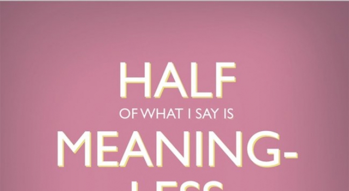 ‘Half of What I Say is Meaningless’ a strikingly felt essay collection