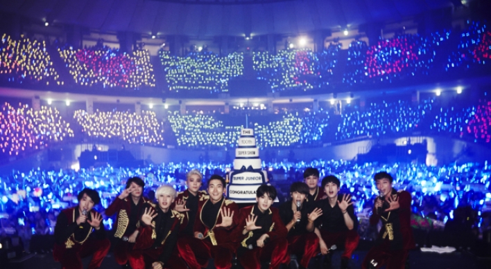 Super Junior hits 100-concert milestone