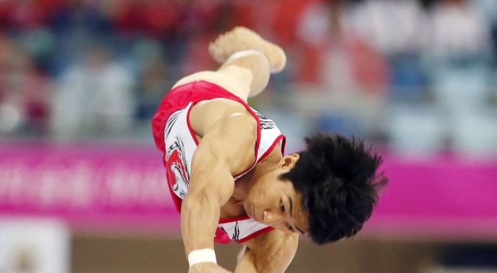 [Asian Games] S. Korean Yang Hak-seon wins silver in men's vault