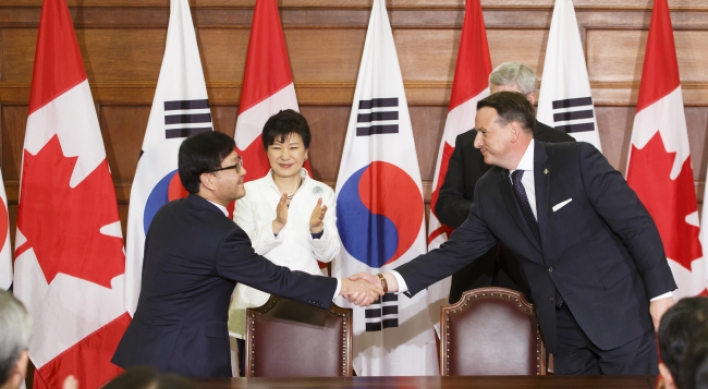 Korea signs forest management tie-up with Canada
