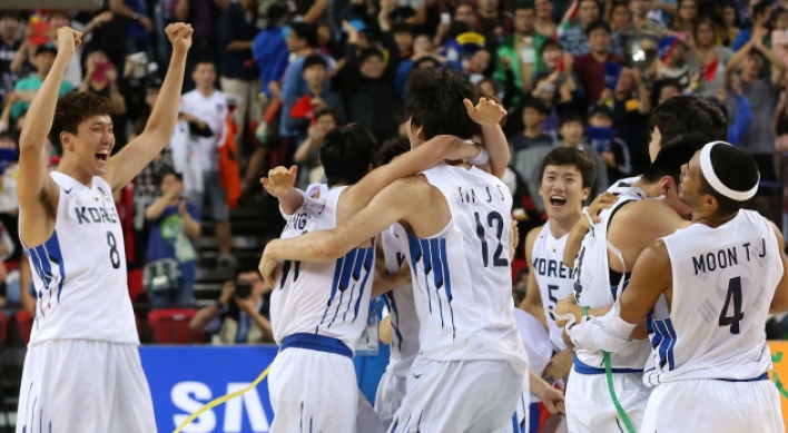 [Asian Games] Korea beats Iran for men's basketball gold
