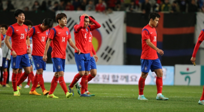 S. Korea falls to Costa Rica in final football friendly of '14 at home