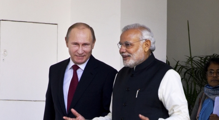 Putin in India to boost trade