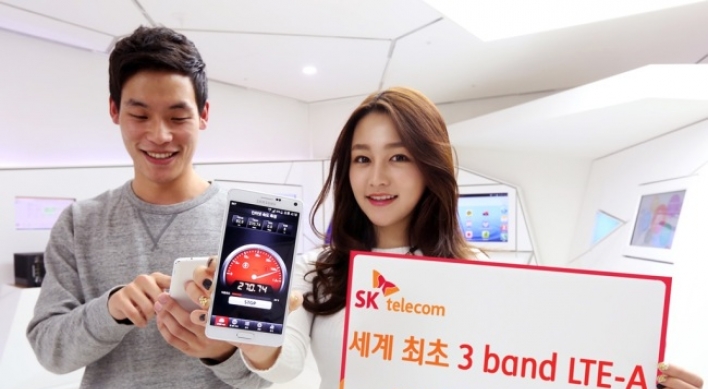 SK Telecom launches world’s first tri-band LTE-A service