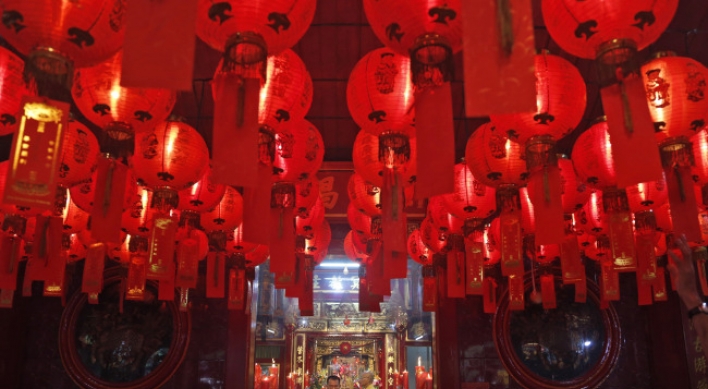 Asia rings in Year of the Sheep with fireworks, festivities