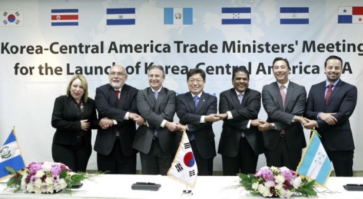 Korea, Central American nations launch free trade negotiations