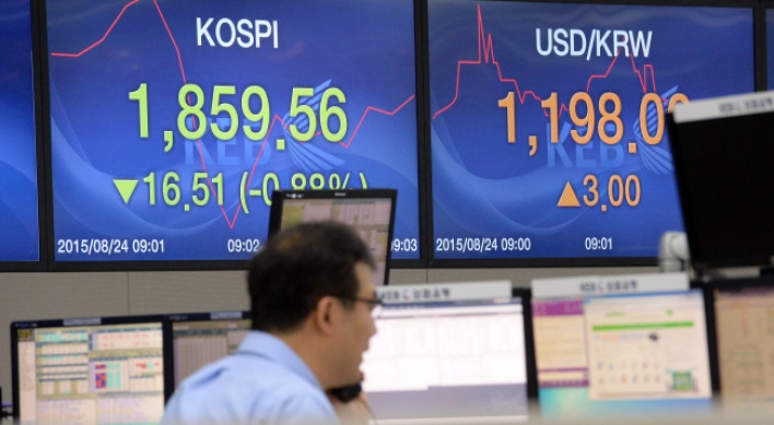 Seoul markets plunge on China, N.K. woes