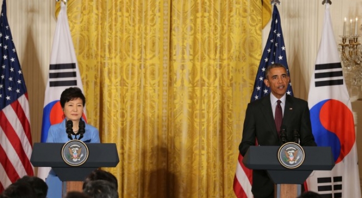 Park, Obama renew alliance, vow to curb N.K. nukes