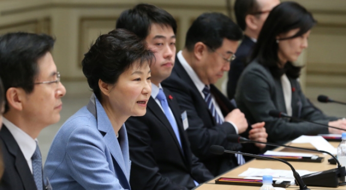 Park calls for five-way talks to disarm N.K.