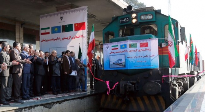 First 'Silk Road' train arrives in Tehran from China