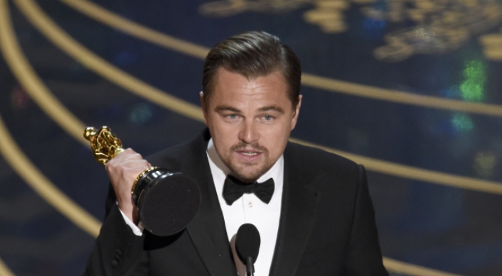DiCaprio takes home his first Oscar