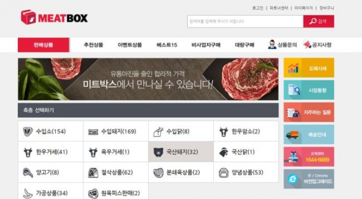 SoftBank Ventures to invest W3b to Korea’s Meat Box