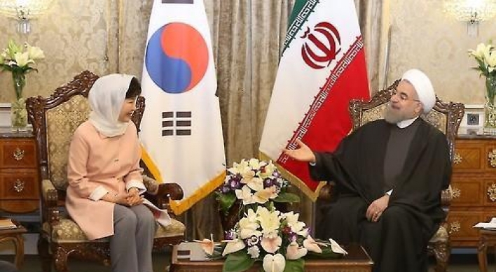 朴대통령, 김일성 만났던 하메네이와 첫 면담…北압박외교