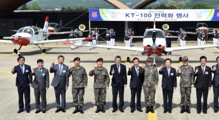 [Photo News] Korea's first homegrown trainer jet goes into use
