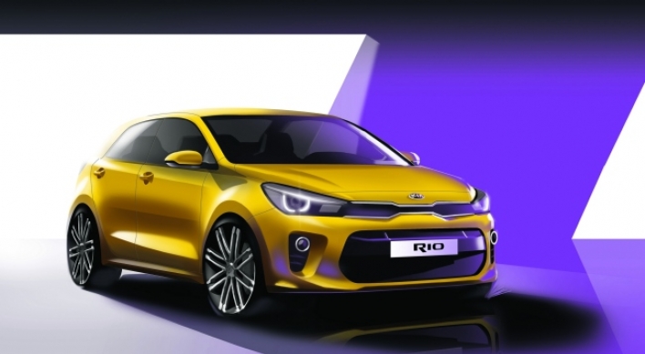 Kia Motors unveils rendering of new Rio