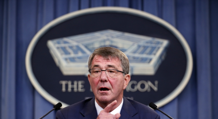 Carter calls for ramping up pressure on N. Korea