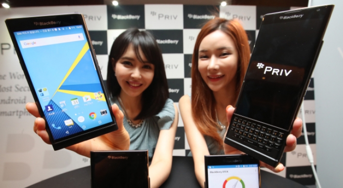 BlackBerry launches Priv smartphone in Korea