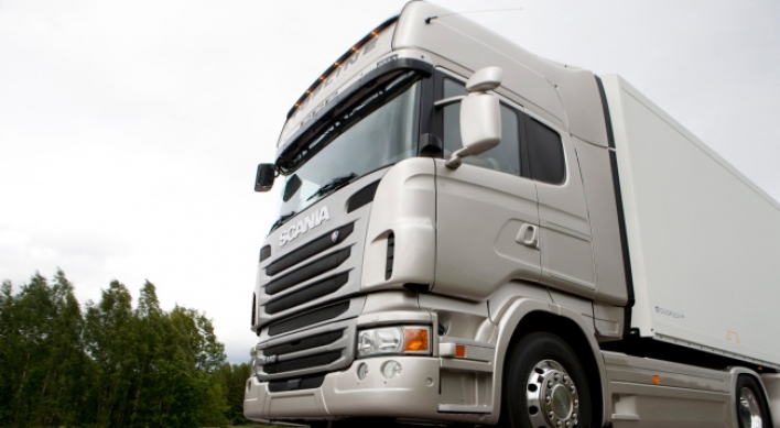 Hankook Tire supplies tires for Scania trucks