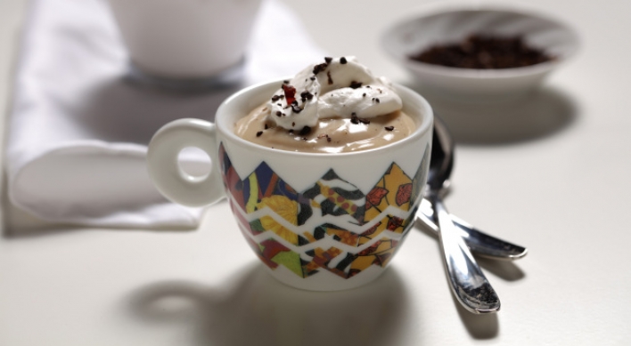 Espresso and crushed beans add kick to coffee pudding