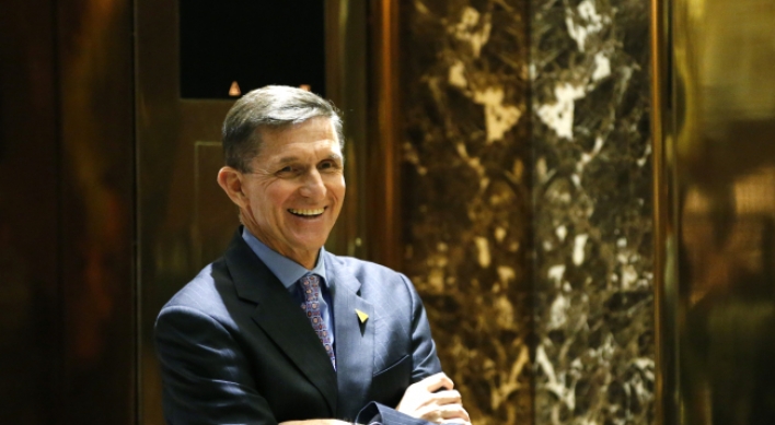 Flynn likens Korea-US alliance to 'sticky rice cake'