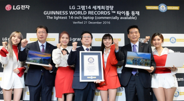 LG’s 14-inch Gram laptop sets new Guinness World Record