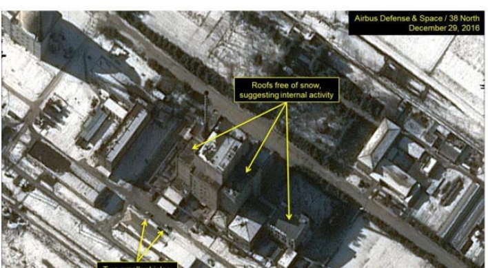 Satellite image shows NK restarts plutonium-producing reactor