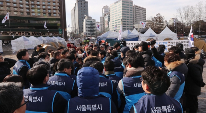 City disallows pro-Park supporters’ protest tents