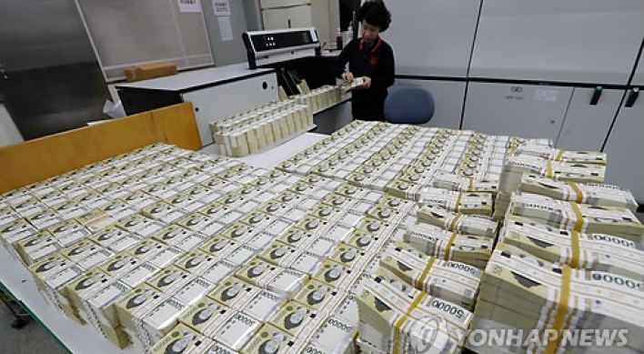 Korea's money supply up 7.5% in December