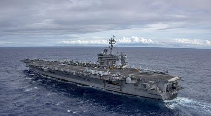 US aircraft carrier looks to join Seoul-Washington military drill