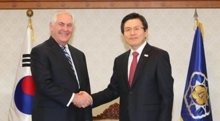 Tillerson reaffirms 'ironclad' security alliance with Korea