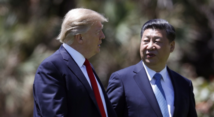 Trump discusses North Korean 'menace' with Xi