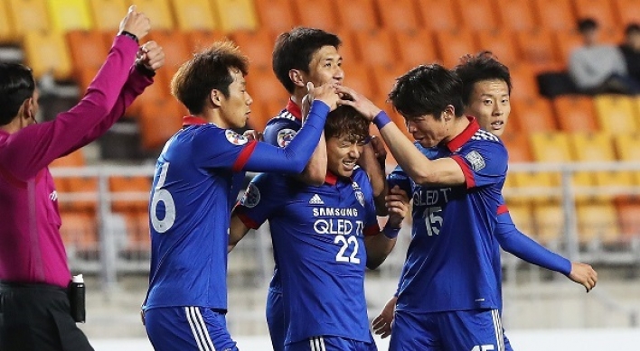 Suwon beat Eastern SC to move atop group at AFC Champions League