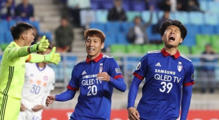 Korean football club Suwon stuttering from frequent draws