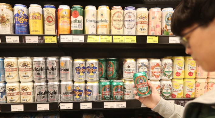 Beer sales take up over half of liquor sales at E-mart